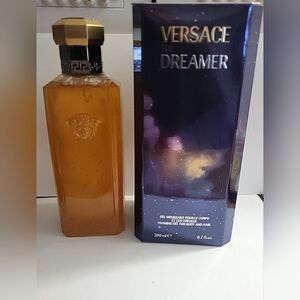 Versace Dreamer Foaming Gel For Body & Hair 6.7oz Original Bottle Box & Formula